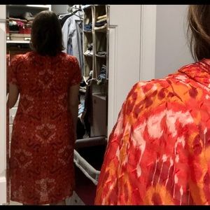 Tory Burch size 12 patterned dress